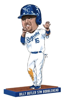 Billy Butler STM Season Ticket Holder Exclusive Bobblehead Kc Royals Sga Nib