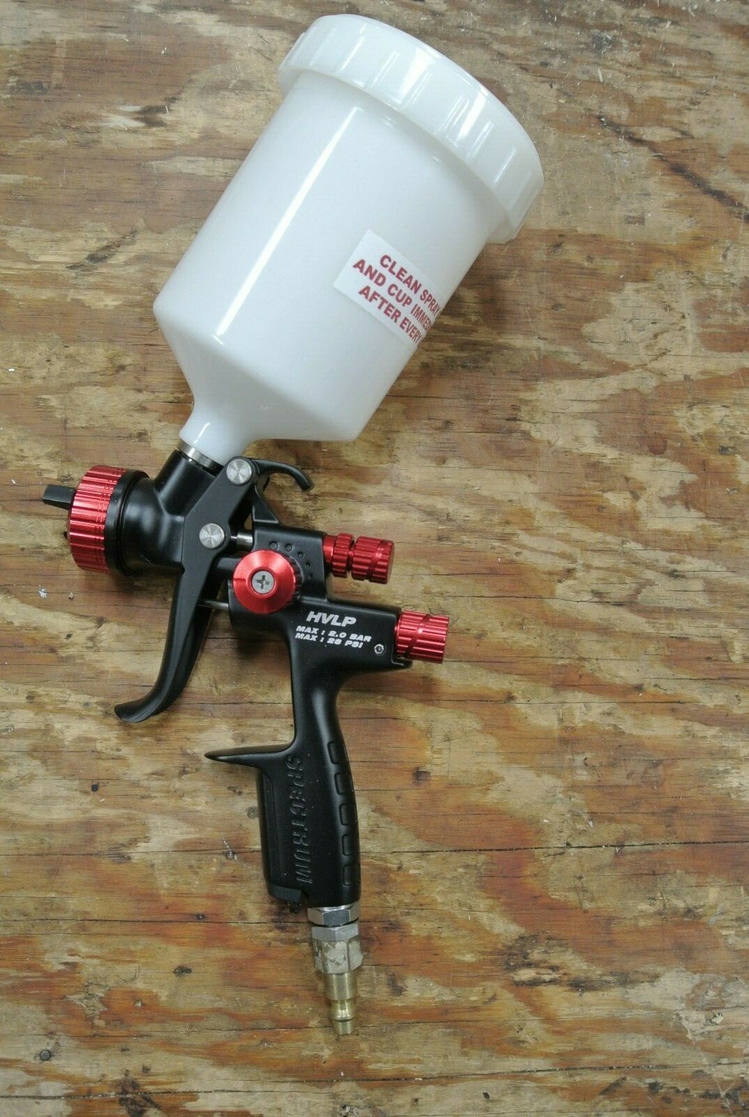 Spectrum Black Widow Professional Bwhvlp1.7 Spray Gun Primer/base