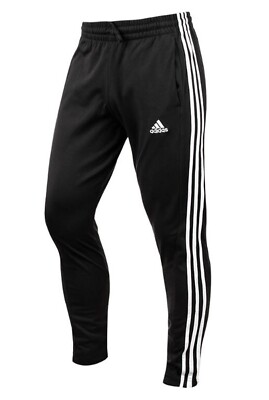 Adidas Men 3S Single ESS Pants Tapered Black Jogger Casual Sweat-Pant IC0044