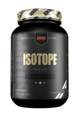 REDCON1 ISOTOPE 100% WHEY ISOLATE Vanilla 2LB 25g Protein 3g Carbs EXP 06/25