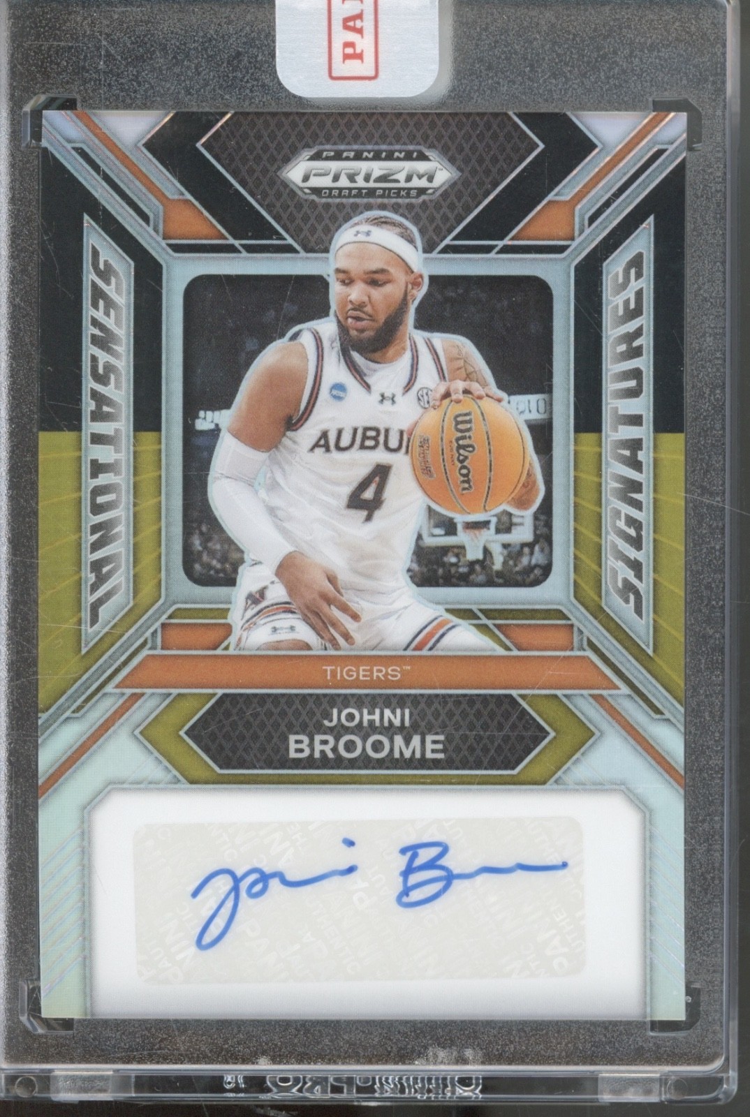 2024 Panini Prizm Sensational Signatures Gold Johni Broome 1/5 Auto RC Rookie
