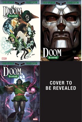 Doom Academy #1 2025 Marvel CVRS A, Brown, Lee, Lim | All 4 | Presale 02/19