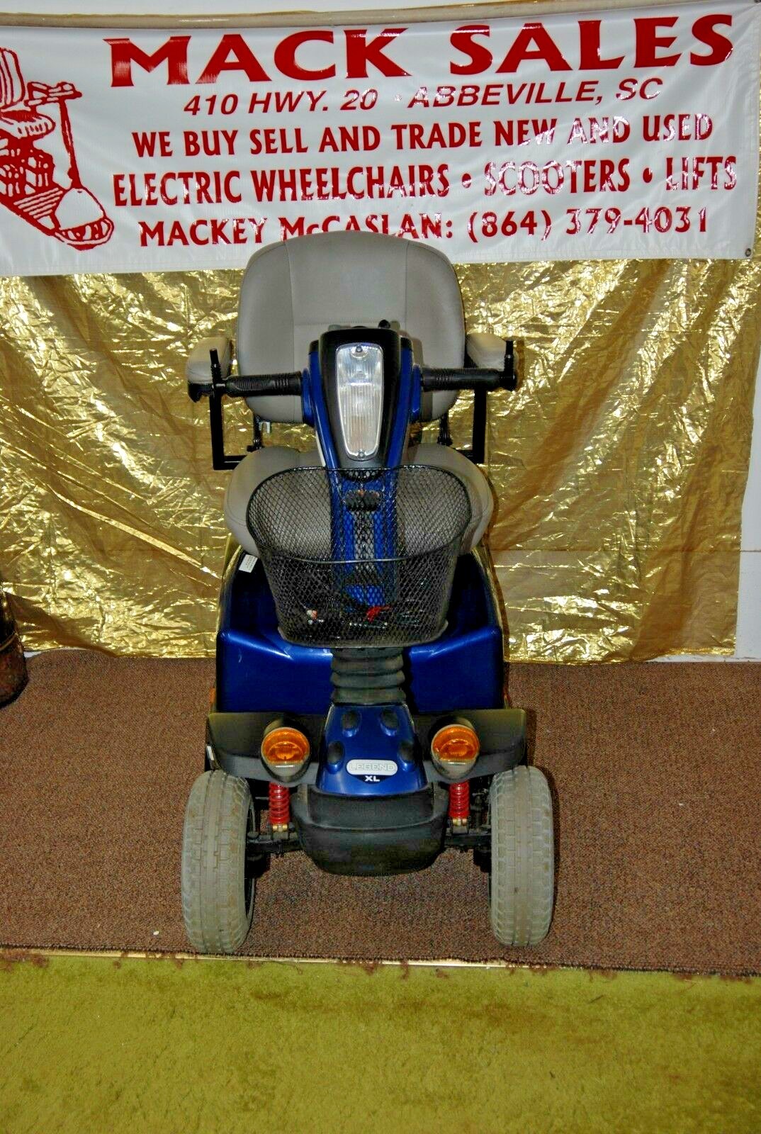Pride Mobility Legend XL All-Terrain Electric Scooter/ Wheelchair (Blue)
