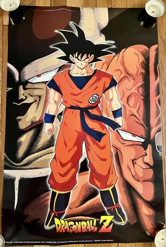 Rare Vintage Dragon Ball Z Goku 1998 Anime Poster 22x34 | eBay