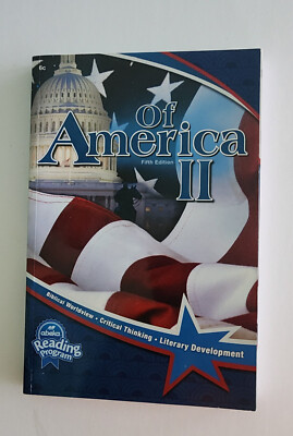 B447-43 * NEW, ABEKA, 6TH GRADE STUDENT BOOK, OF AMERICA II, 5TH EDITION, 2023