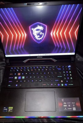 MSI Raider GE78 HX 14VHG-601US Gaming Laptop i9-14900HX RTX 4080 64GB 2TB SSD