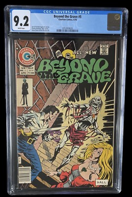 Beyond the Grave #5 CGC 9.2 W/PGS Charlton Comics 1976 UK Joe Gill Story