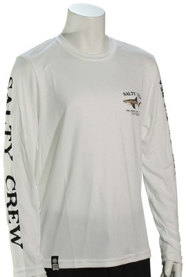 

Футболка Salty Crew Boys Bruce Tech LS — белая — новинка, Белый