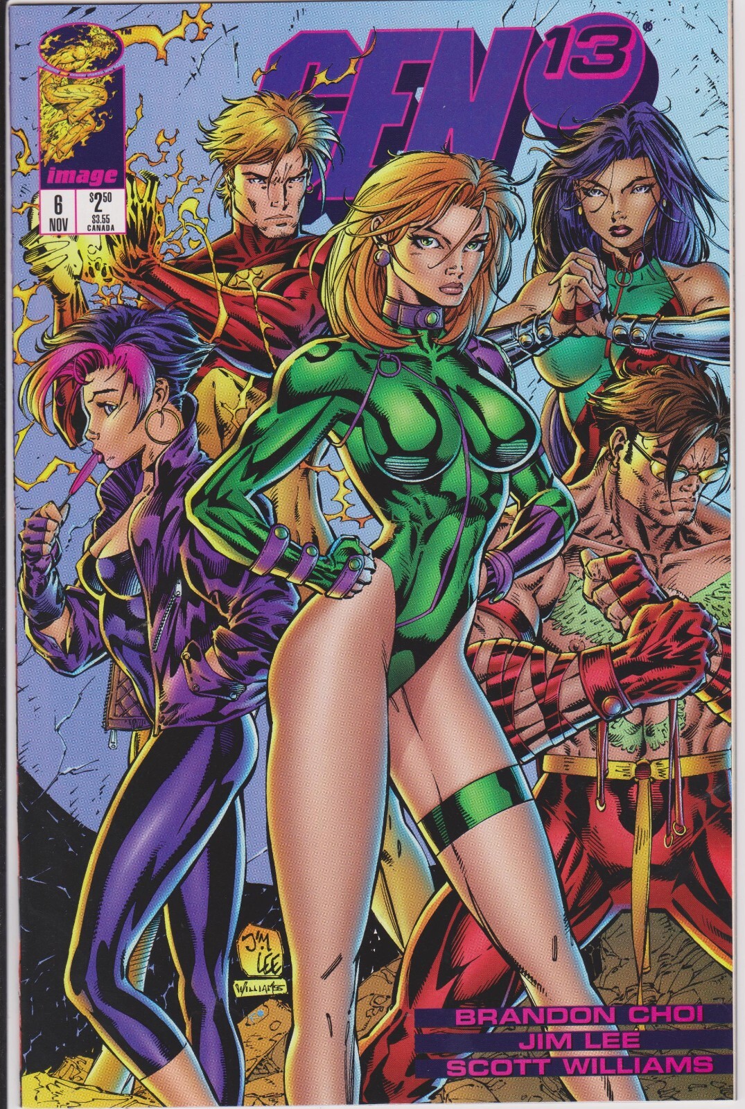 Gen 13 Issue #5 Comic Book. Brandon Choi. J Scott Campbell
