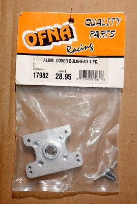 OFNA Pirate 10 17982 Option Part Aluminum Bulkhead Cover  Pirate 10 NEW