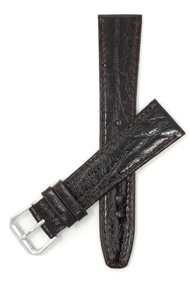 19mm Leather Watch Band Strap for Omega Seamaster Railmaster