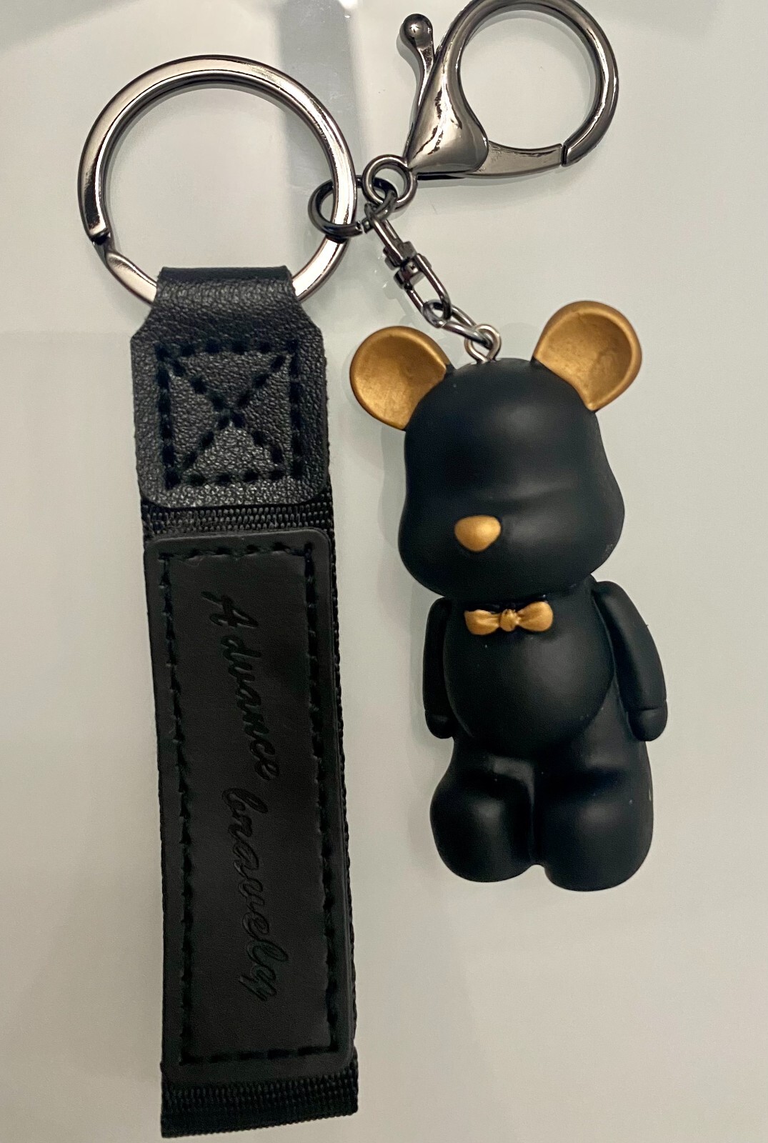 BEAR key chain purse charm - Advance Bravely - Perfect