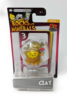 Basher Science CLAY Figure ROCKS & MINERALS Game Cards Series 1 FBX41 STEM Games