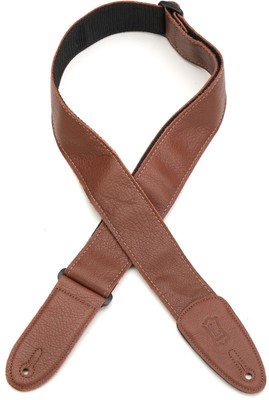 Levy's M7GP Garment Leather Guitar Strap - Brown