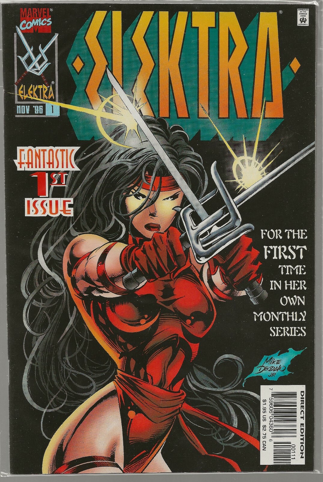 アメコミ・英語　ELEKTRA # 18 （MARVEL 1996）リーフ版 Elektra (1996) #18 | Comic Issues | Marvel