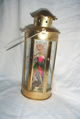 Sad Mad Fairy Doll Caught Lantern Fantasy Art Sculpture Figure Handmade OOAK