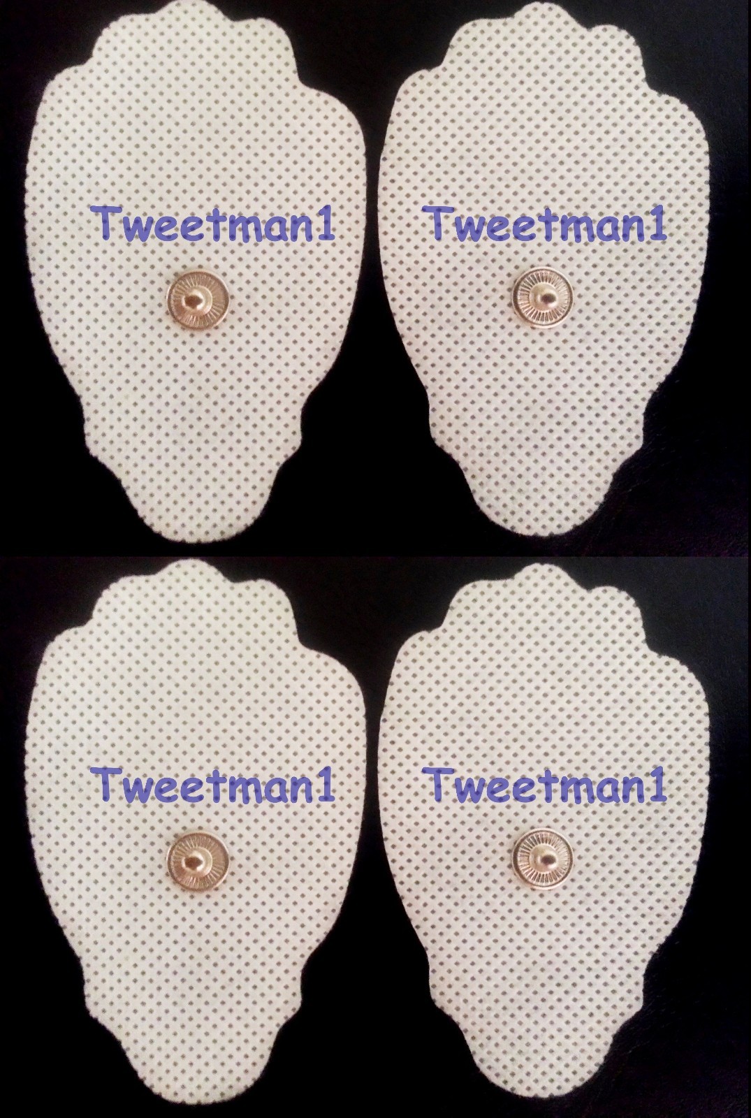Electrode Pads (10) Large-For Eliking Ipro Electric Pulse Mass...
