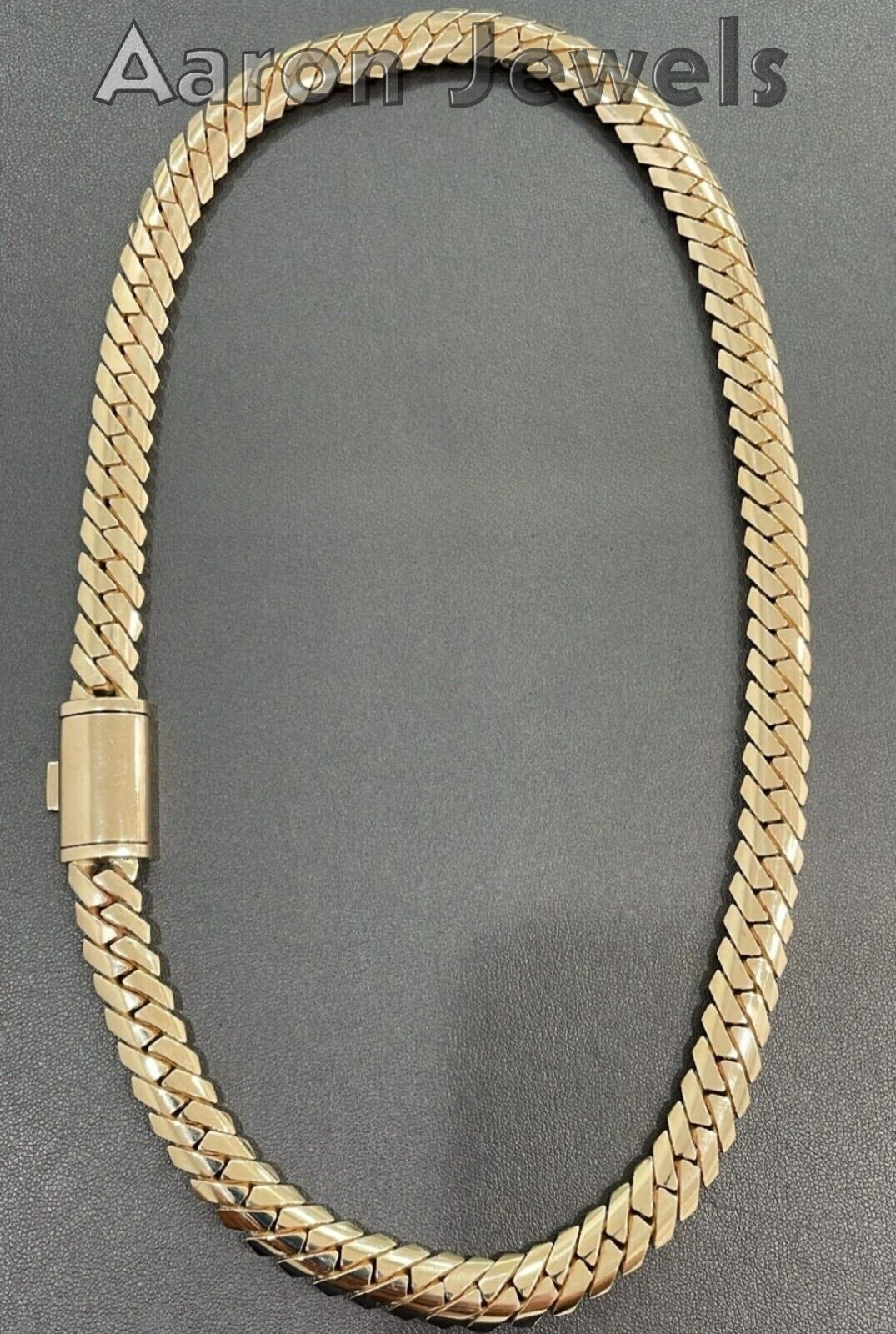 Pre-owned Handmade Men's Real 925 Sterling Silver Plain Miami 15 Mm X 26" Miami Cuban Link Chain In White/colorless
