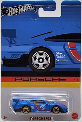HOT WHEELS 2024 PORSCHE SPECIAL EDITION BLUE PORSCHE 935! With Protector!