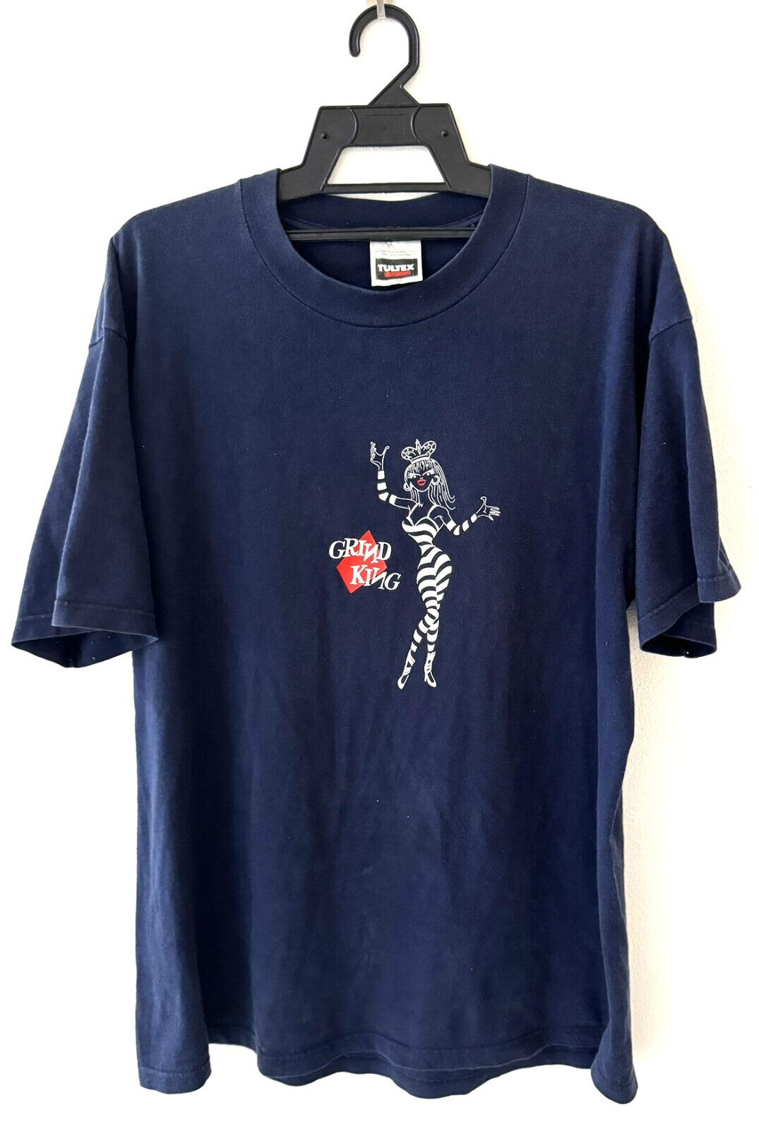 VINTAGE 90s GRIND KING TRUCKS SKATEBOARD T-SHIRT THRASHER VINTAGE 90s GRIND KING TRUCKS SKATEBOARD T-SHIRT THRASHER