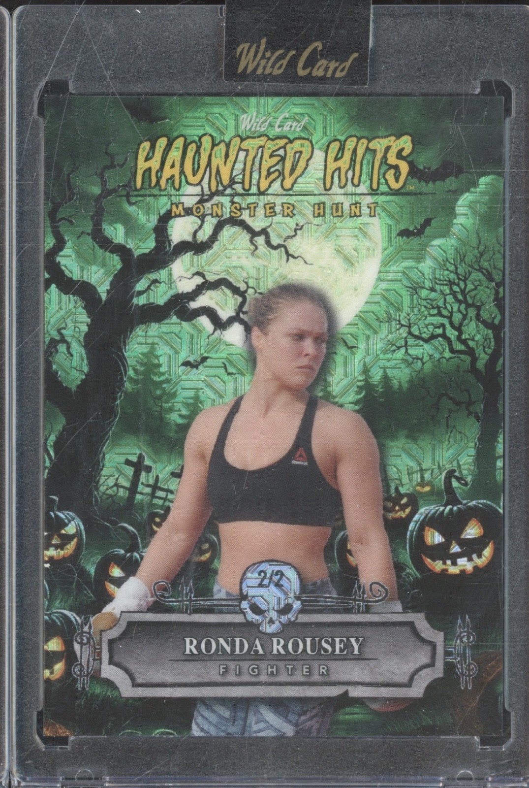 2025 Wild Card Monster Hunt Haunted Hits Green Mojo Ronda Rousey  2/2