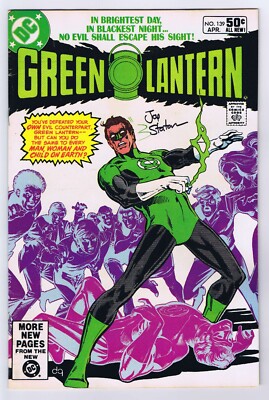 Green Lantern #139 VF/NM Signed w/COA Joe Staton 1981 DC Comics