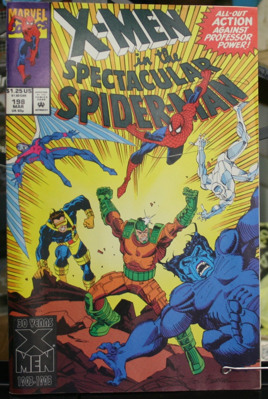 22)　未開封　アメコミ　SPIDER-MAN and PROFESSOR-X 22) 未開封 アメコミ SPIDER-MAN and PROFESSOR-X 22) 未開封