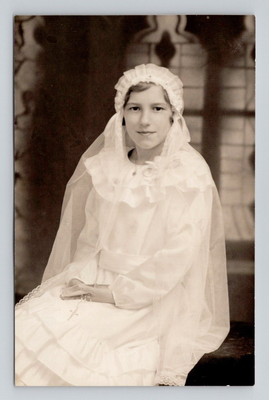 White dress for catholic confirmation sales