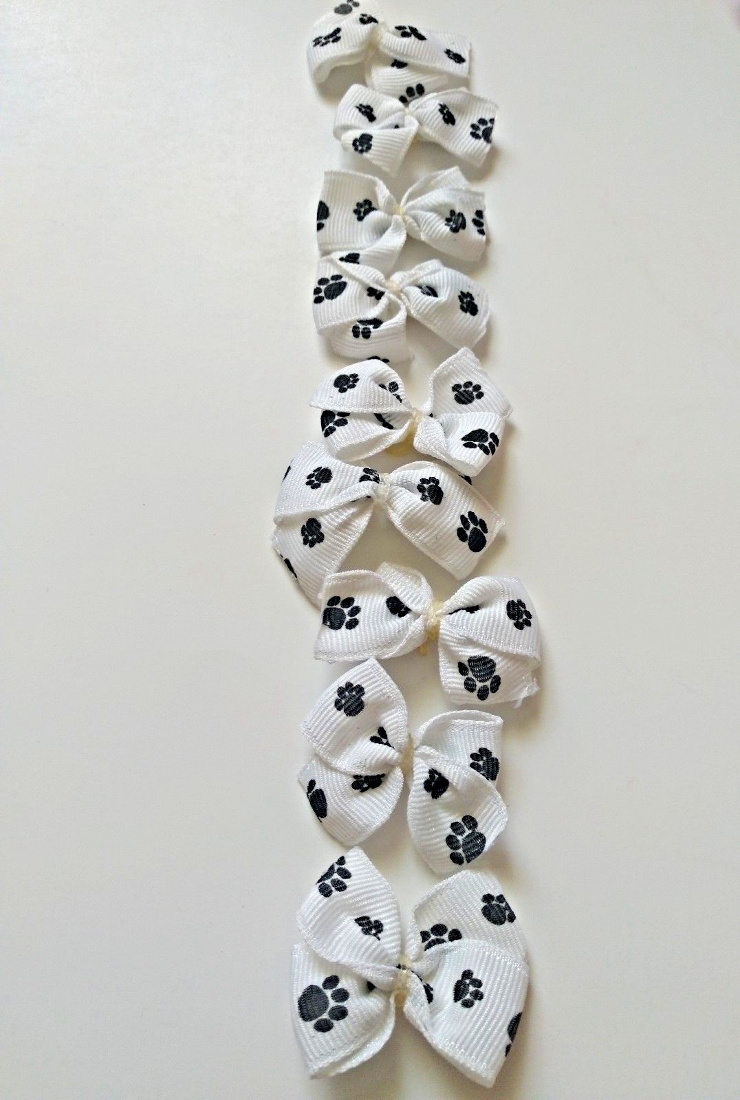 Dog Grooming Groomers Bows Lot of 50 Craft Bows Handmade D.I.Y 400+ Rubber Bands