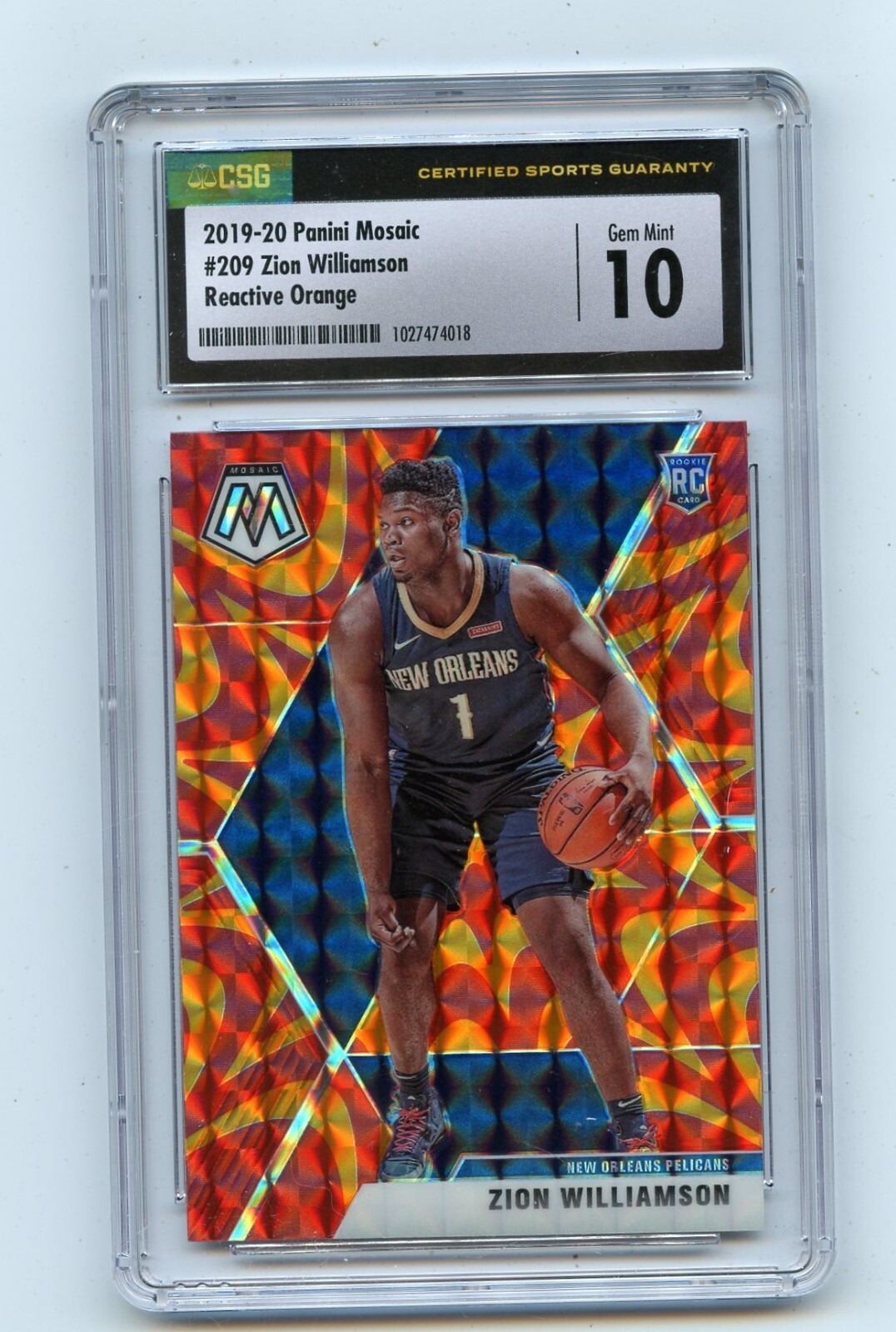 【Orange Wave 60枚限定】 Zaire Williams RC Orange Wave 60枚限定】 Zaire Williams RC Orange Wave 60