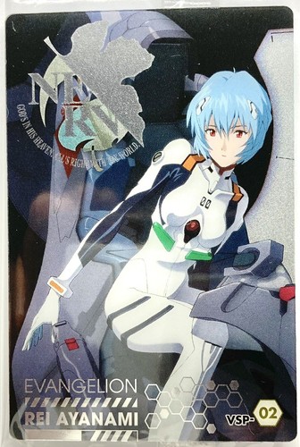 Neon Genesis Evangelion Rei Ayanami Trading Card VSP-02 Made Neon Genesis Evangelion Rei Ayanami Trading Card VSP-02 Made