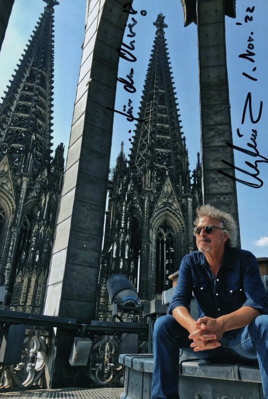 Wolgang Niedecken - Original Signiertes GroÃFoto 20 X 30 Autogramm Mit Widmung