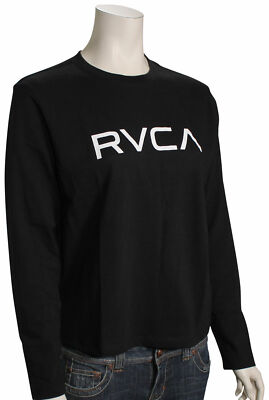 Женская футболка LS RVCA Corp — черная — новинка