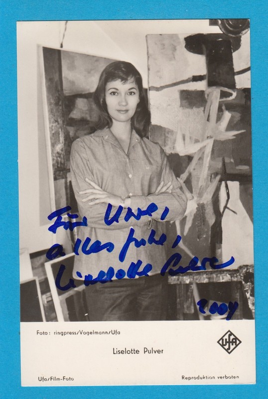 Liselotte Pulver  -  Ufa -  Top Motiv !!   -  #  16669