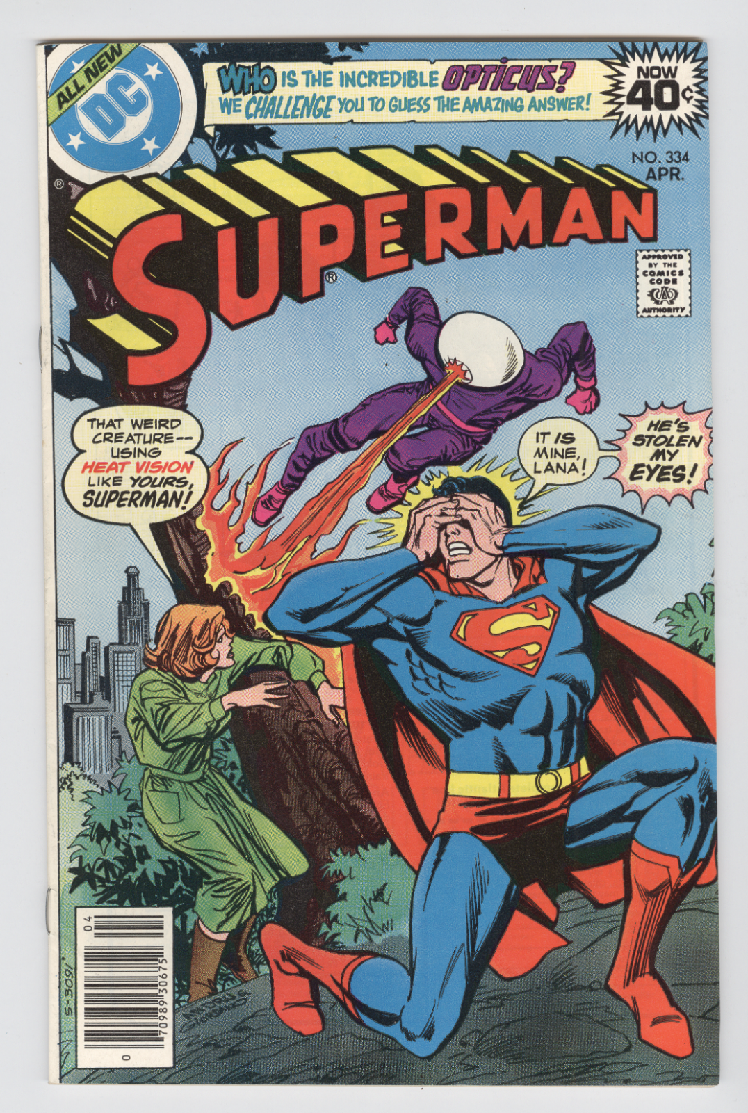 Superman #334 April 1979 VF Opticus | eBay