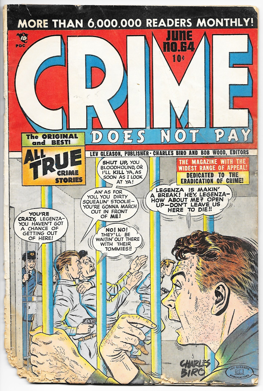 GOLDEN AGE LOT: Crime Does Not Pay #64 (1948) + Crime Detective Comics #5 (1948)
