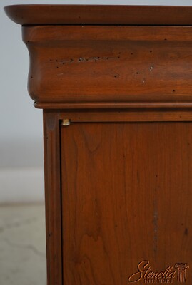 66443EC: Pair GRANGE French Empire Cherry Nightstands 66443EC: Pair GRANGE French Empire Cherry Nightstands