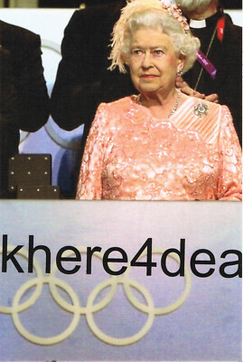 QUEEN ELIZABETH Photo 5x7 Olympics Royal London England Britain Collectibles
