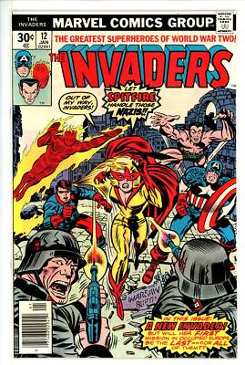 The Invaders Vol 1 #12 Marvel VF+ (1977)