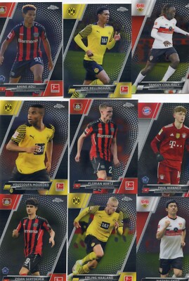 2021-22 Topps Chrome Bundesliga Base Pick Your Card Build a Set