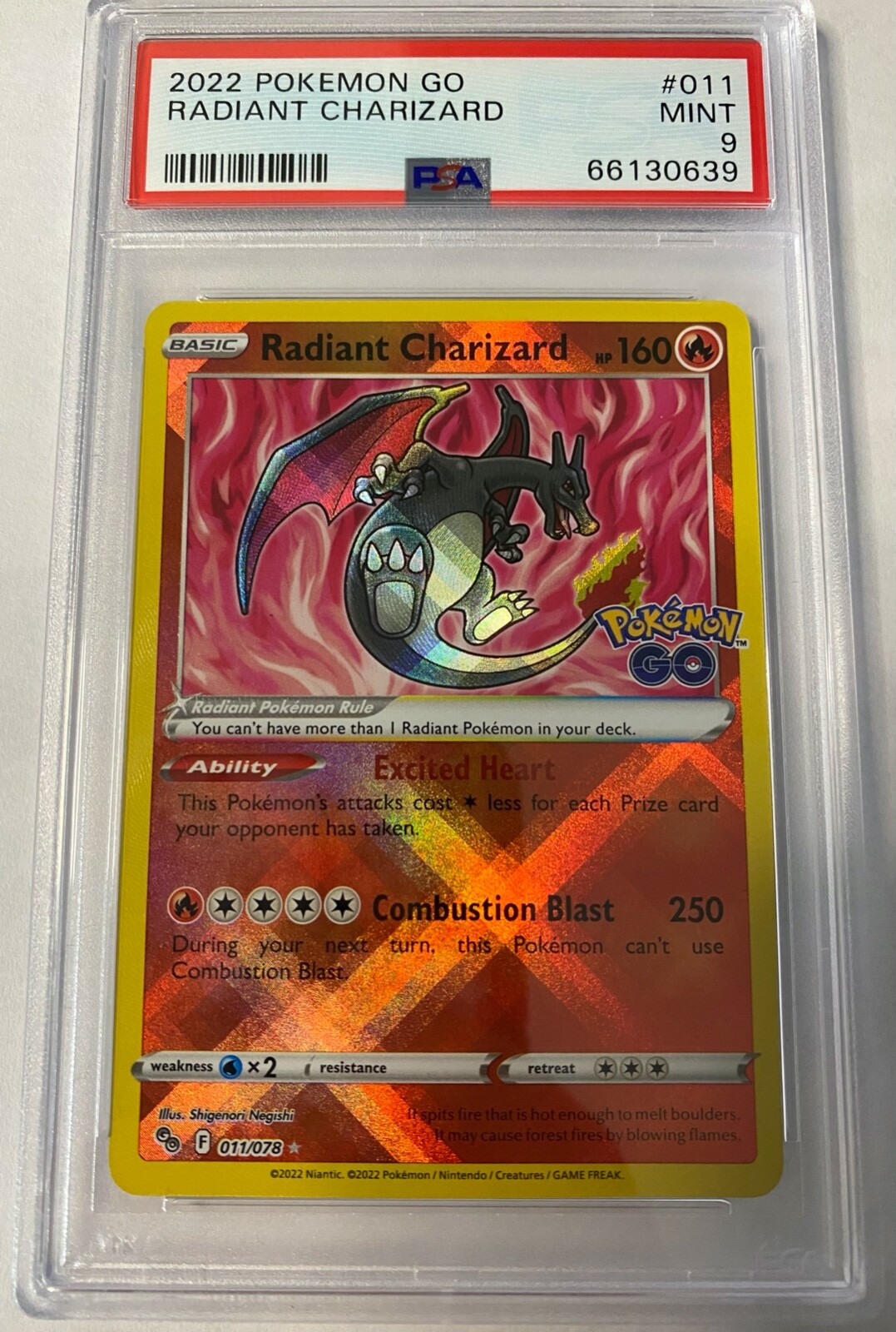 ポケモンカードゲーム 2022 RADIANT CHARIZARD PSA7 #011 Radiant Charizard #11 Prices | Pokemon Japanese Go | Pokemon
