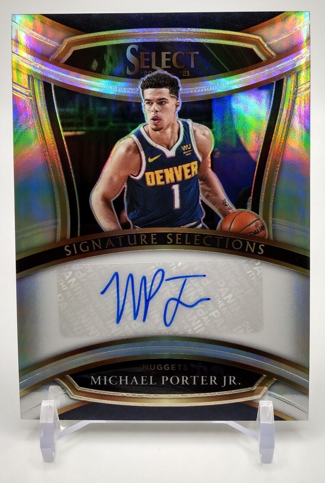2020-21 Panini Select Signature Selections - Michael Porter 2020-21 Panini Select Signature Selections - Michael Porter