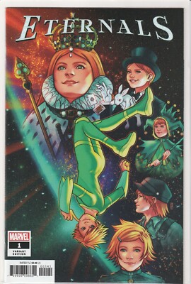 ETERNALS #1 (2021) JEN BARTEL 1:25 INCENTIVE VARIANT ~ UNREAD NM
