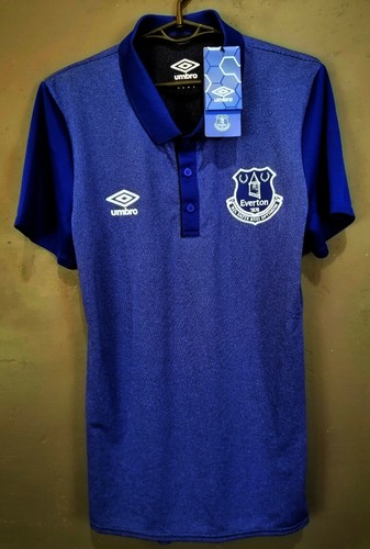 MINT MEN'S FC EVERTON POLO 2018/2019 SOCCER FOOTBALL SHIRT JERSEY MAILLOT SIZE S