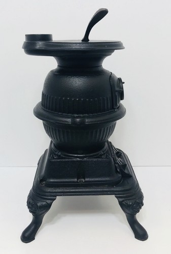 Antique SPARK Salesman's Sample Pot Belly Stove Grey Iron Casting Co. Mt Joy PA