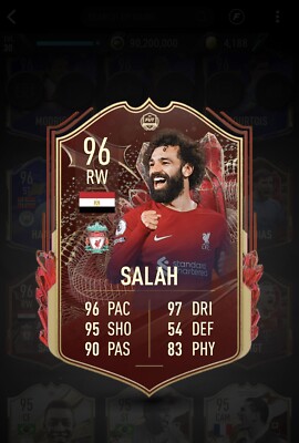 Team Of The Season FUT CHAMPS Mohammed Salah On Madfut 23