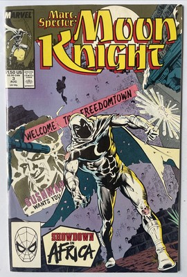 Marc Spector: Moon Knight #3   Vs Bushman In Africa! (Marvel 1989)