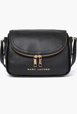 Marc Jacobs The Groove Leather Mini Messenger Crossbody Bag ~NWT~ Black