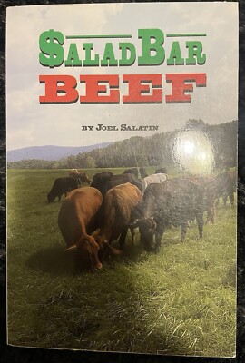 Salad Bar Beef By Joel Salatin 1995 Paperback Book Raising Cattle Farming Ag