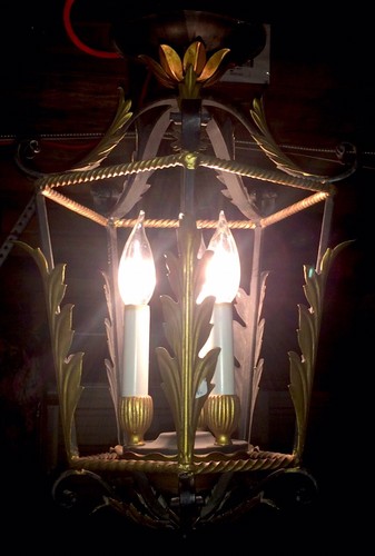 True Vintage Gothic Architecture - Metal Ceiling Lamp